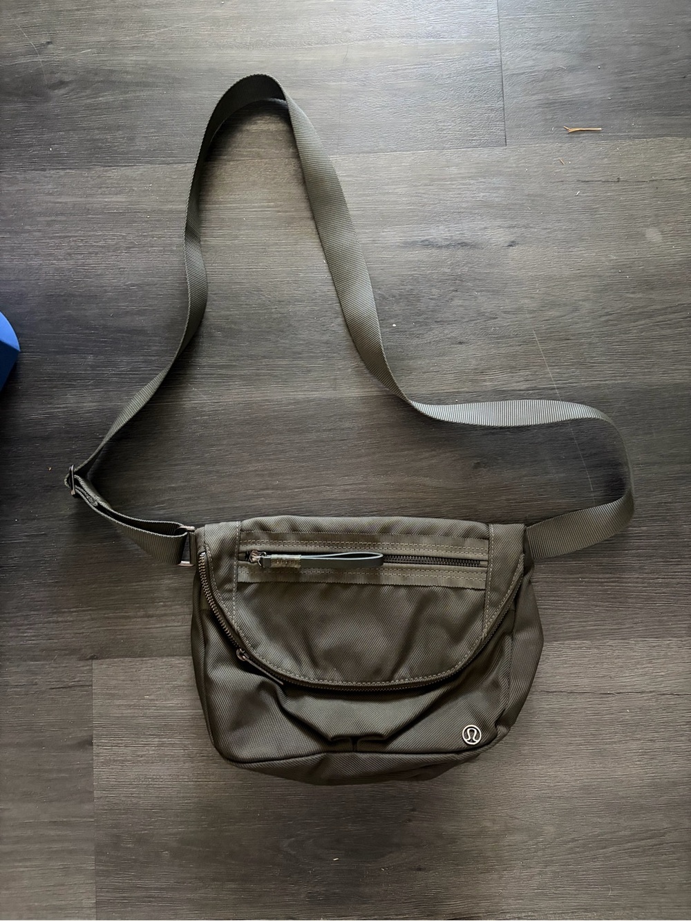 lululemon athletica Olive Green Crossbody Belt Bag